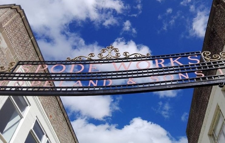 Spode Potteries entrance sign