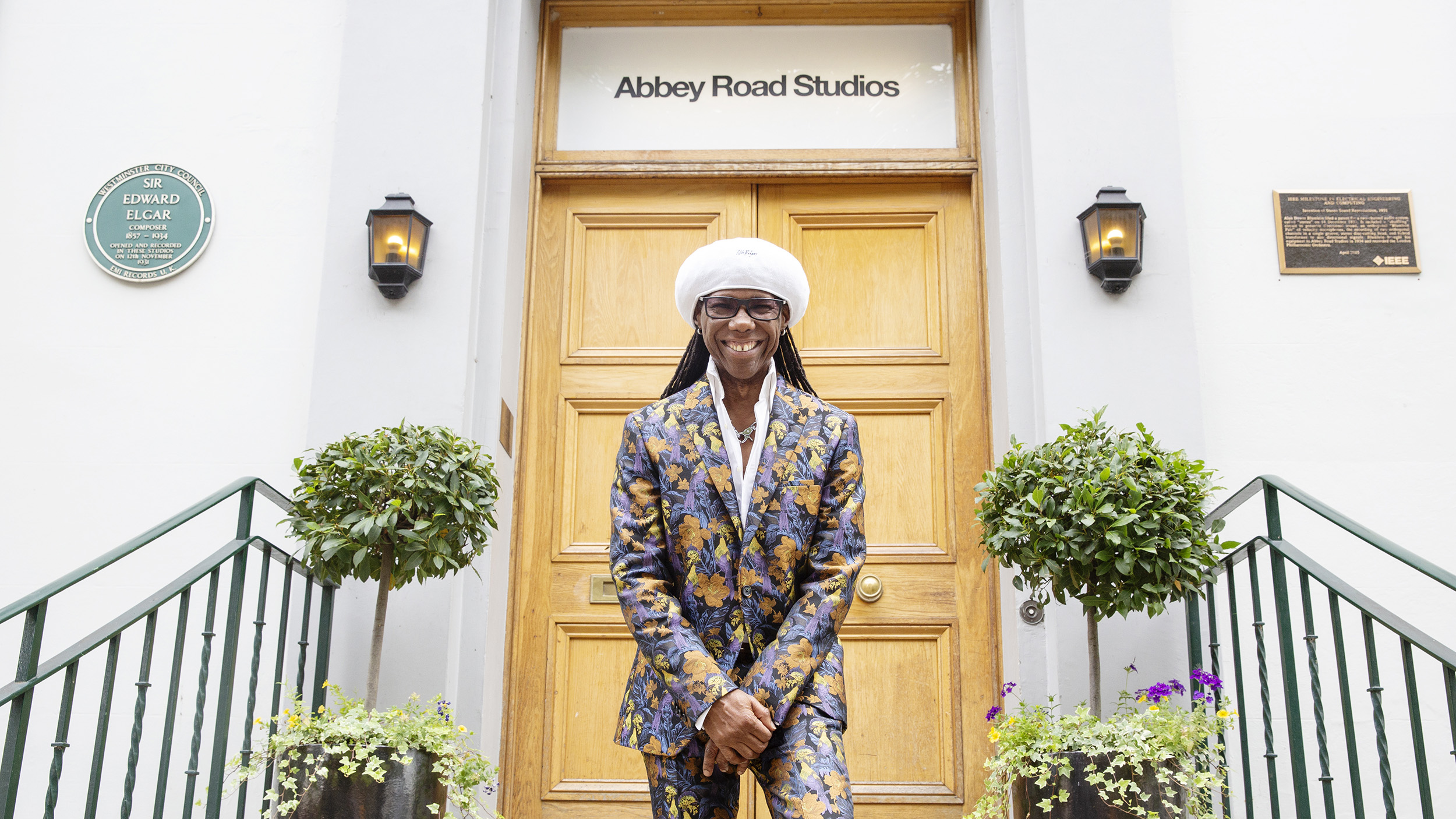 Nile Rodgers, Music Legend, at the Abbey Road Studios in London