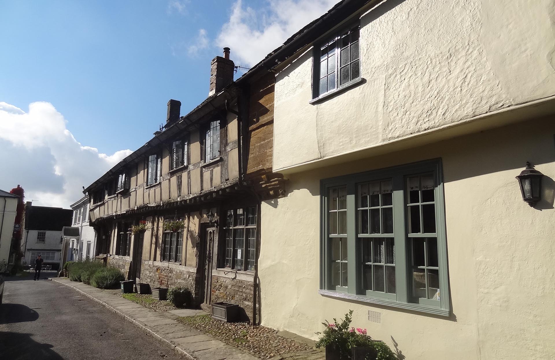 Street in Cerne Abbas, Dorset