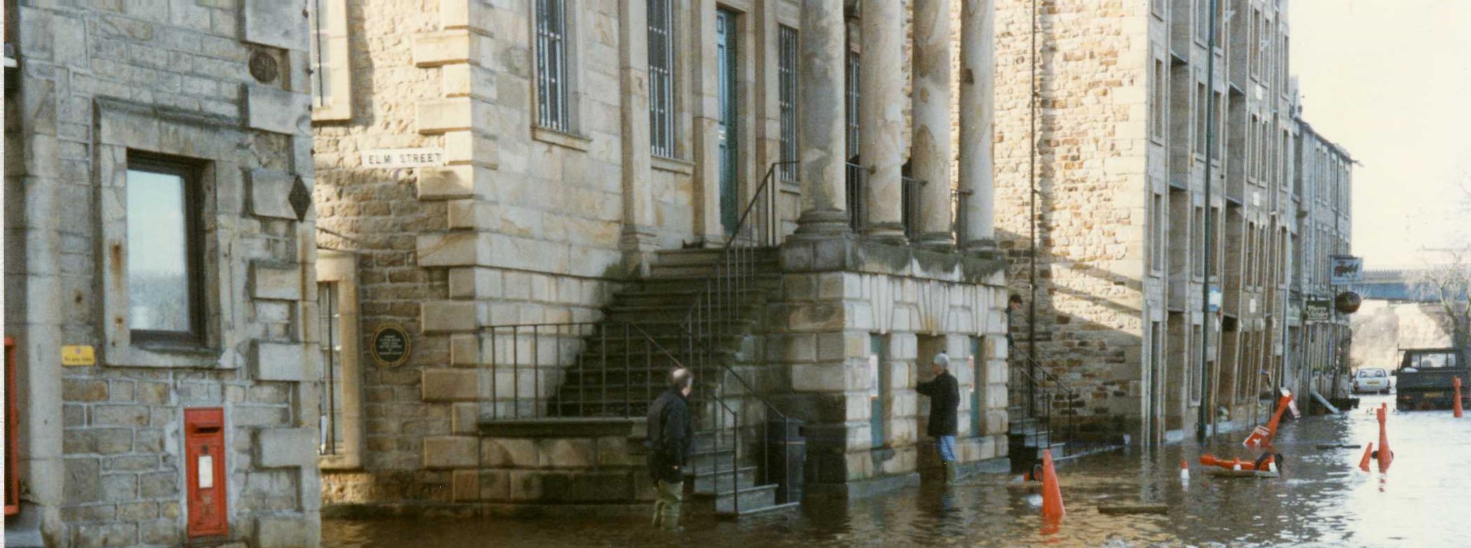 Flooding of the River Lune at Lancaster Quay, Lancashire