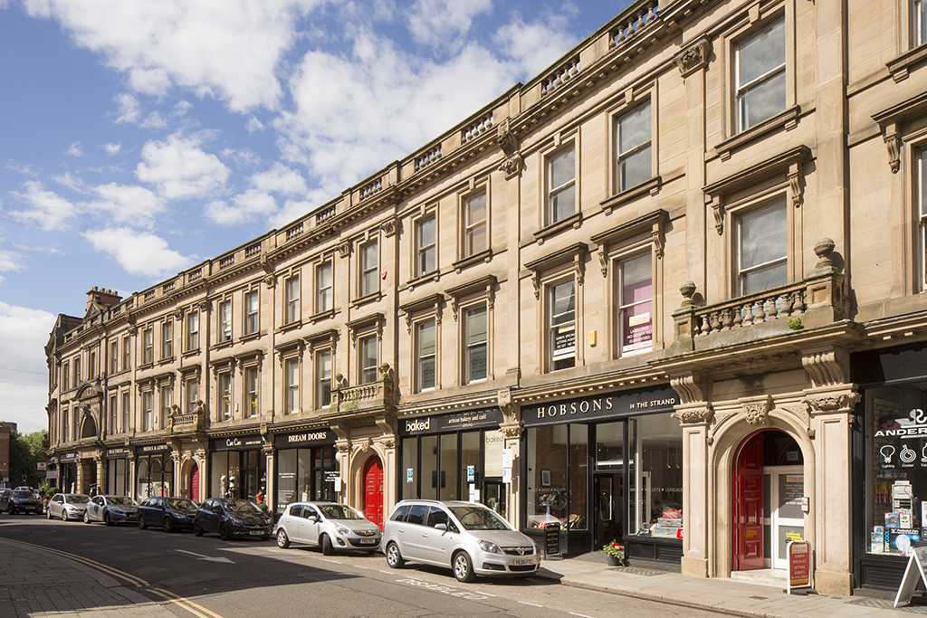 A view of Derby City Centre Conservation Area