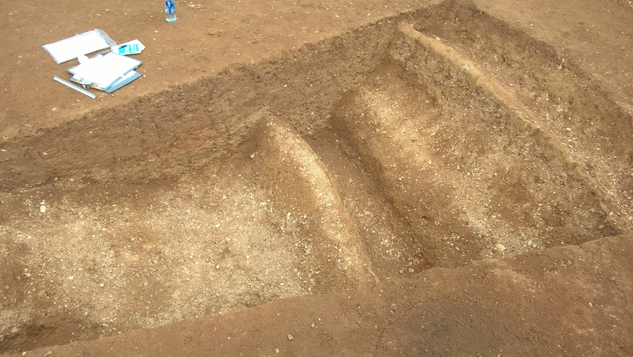 Evidence of ring ditches at Sutton Courtenay sand and gravel quarry in Oxfordshire