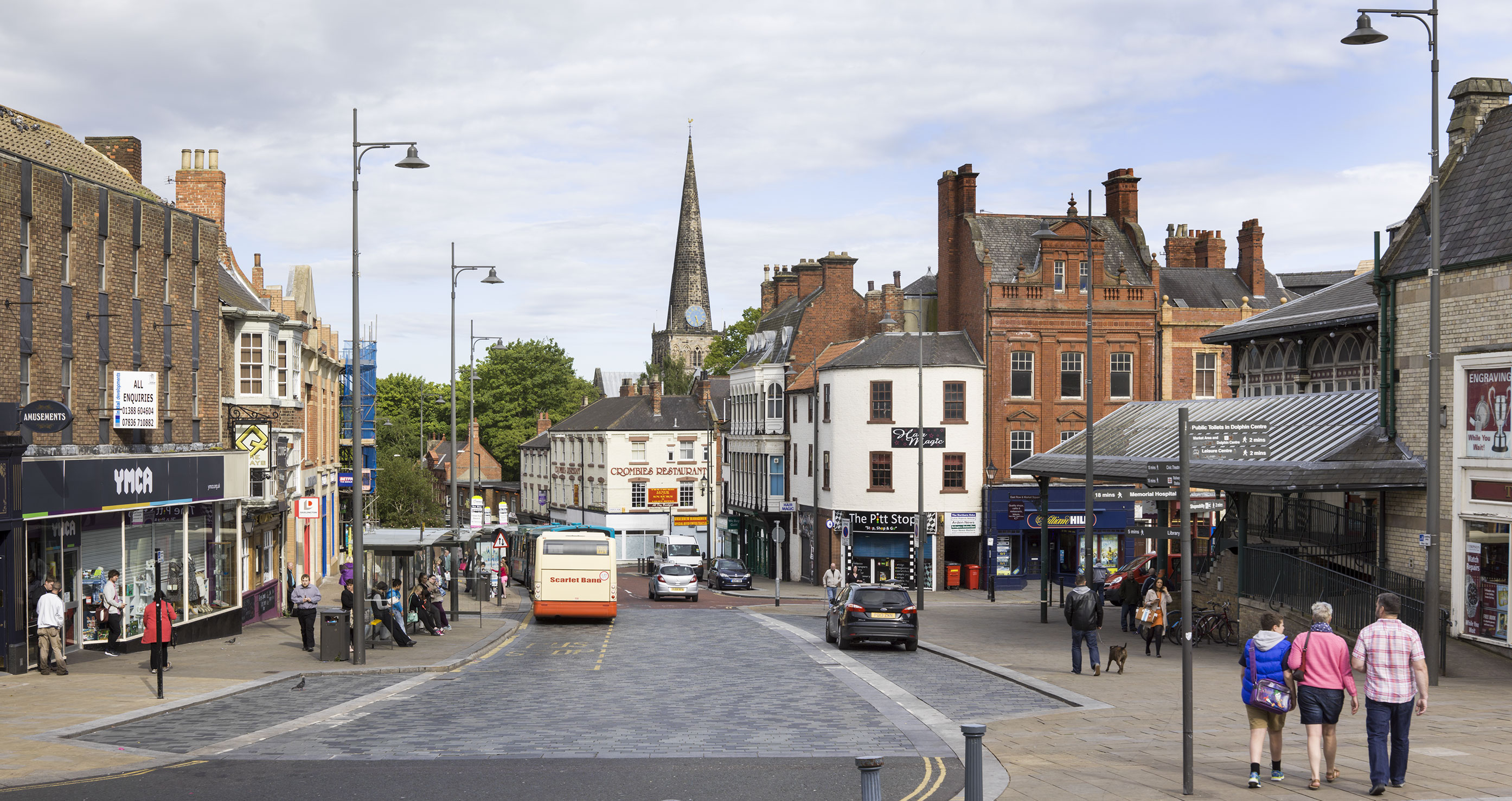Darlington Town Centre.