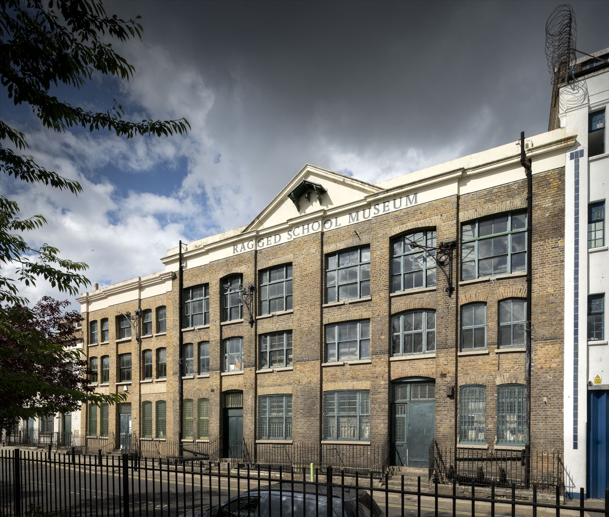 Former warehouse converted to school and now a museum