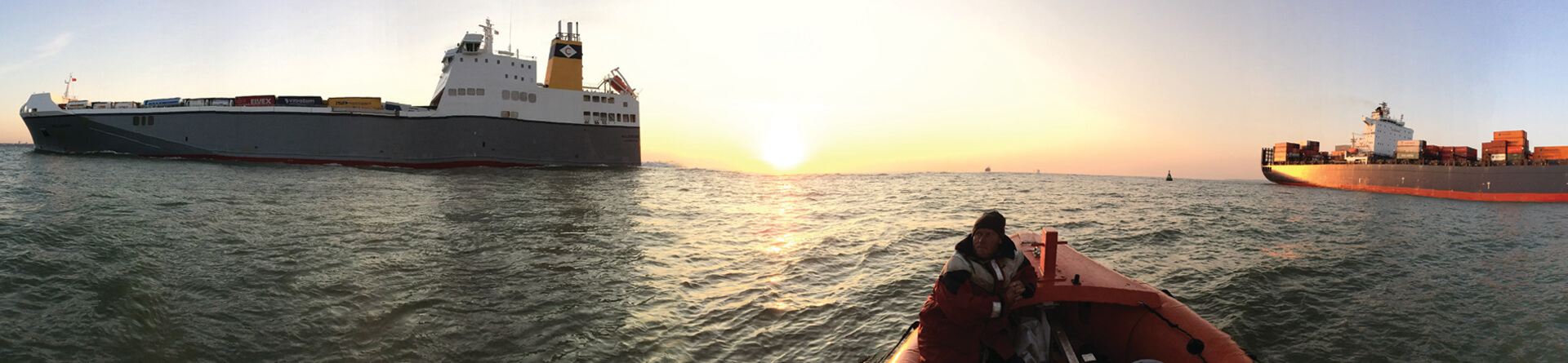 The wreck of the London lies under water in this challenging busy shipping environment off the coast of Kent.
