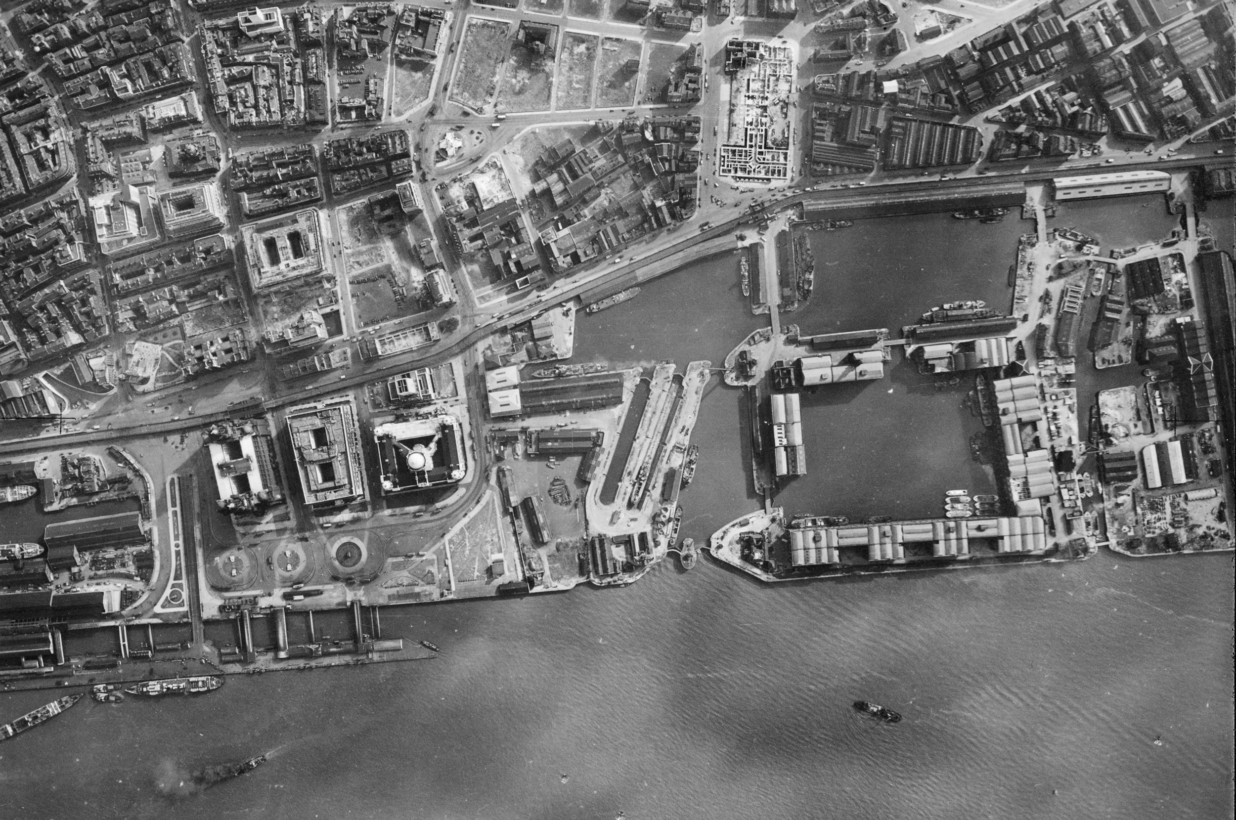 Albert Docks, Liverpool, 1948