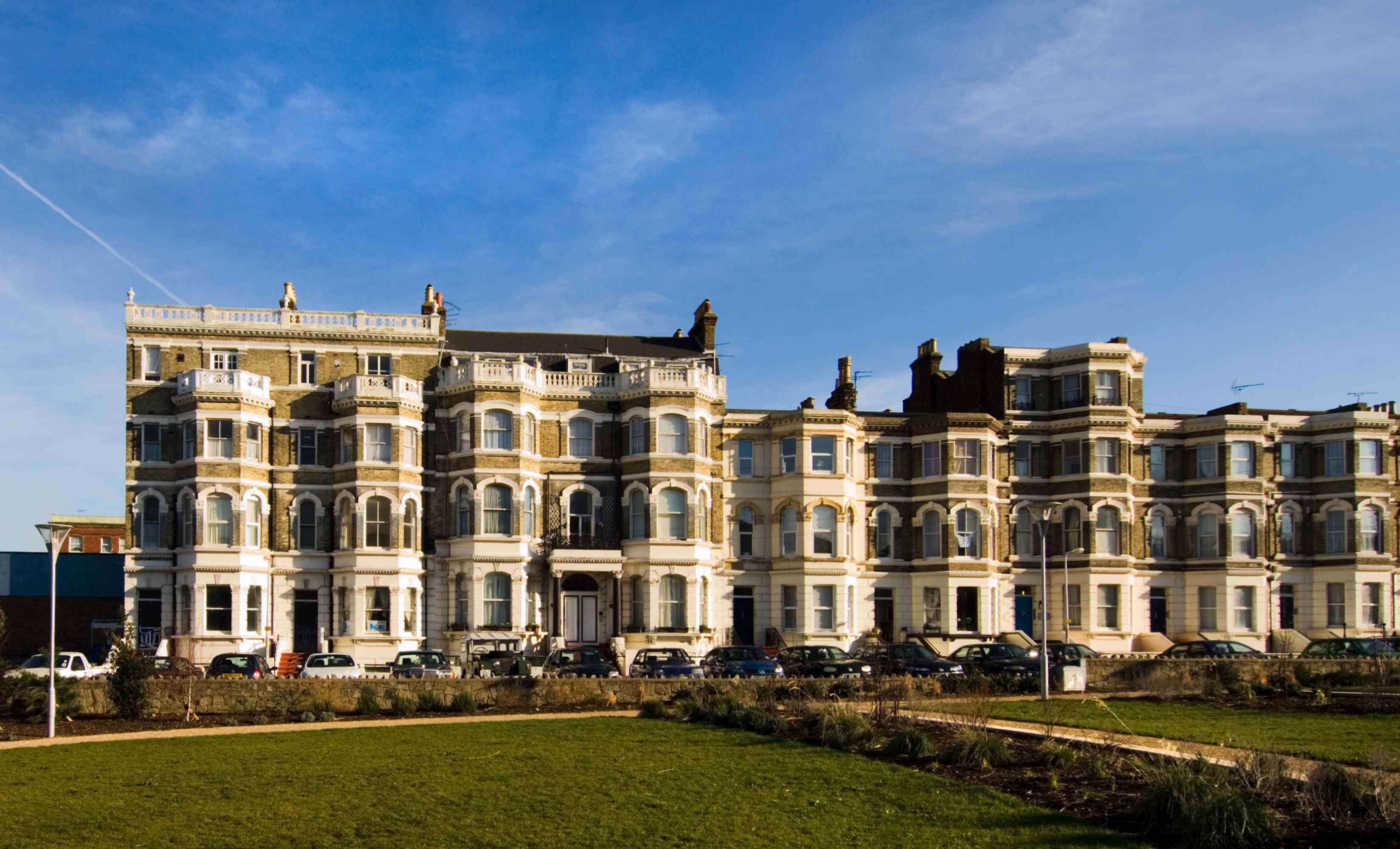 Photo of Dalby Square in Cliftonville, Margate - terrace houses dating to 1870s