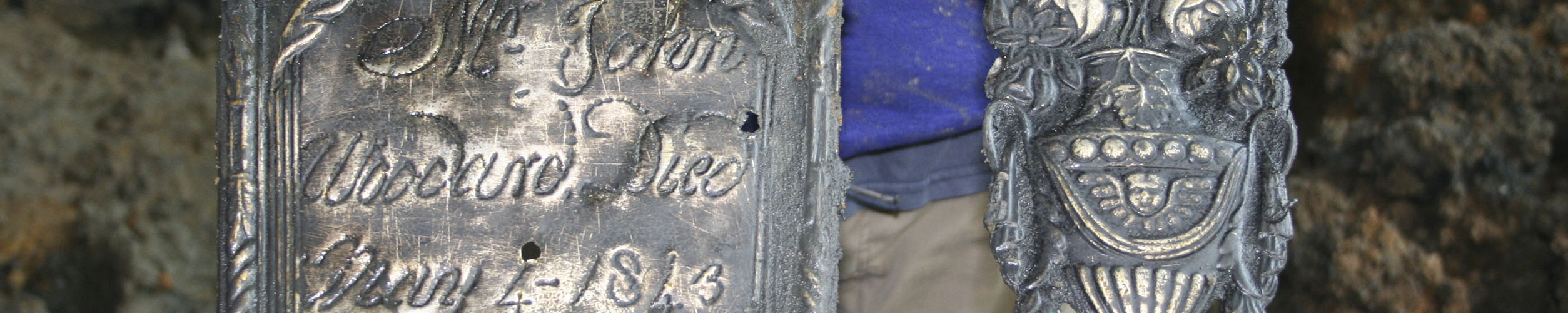 Nineteenth Century coffin plates