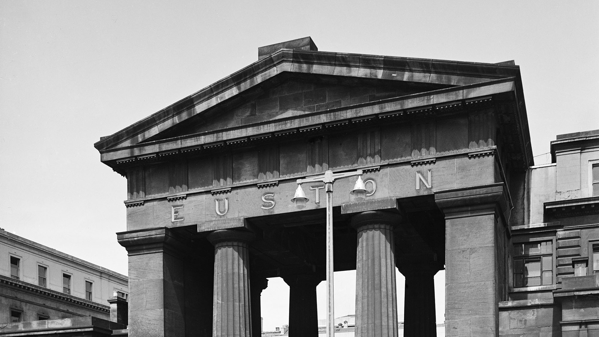 The Euston Arch outside Euston station