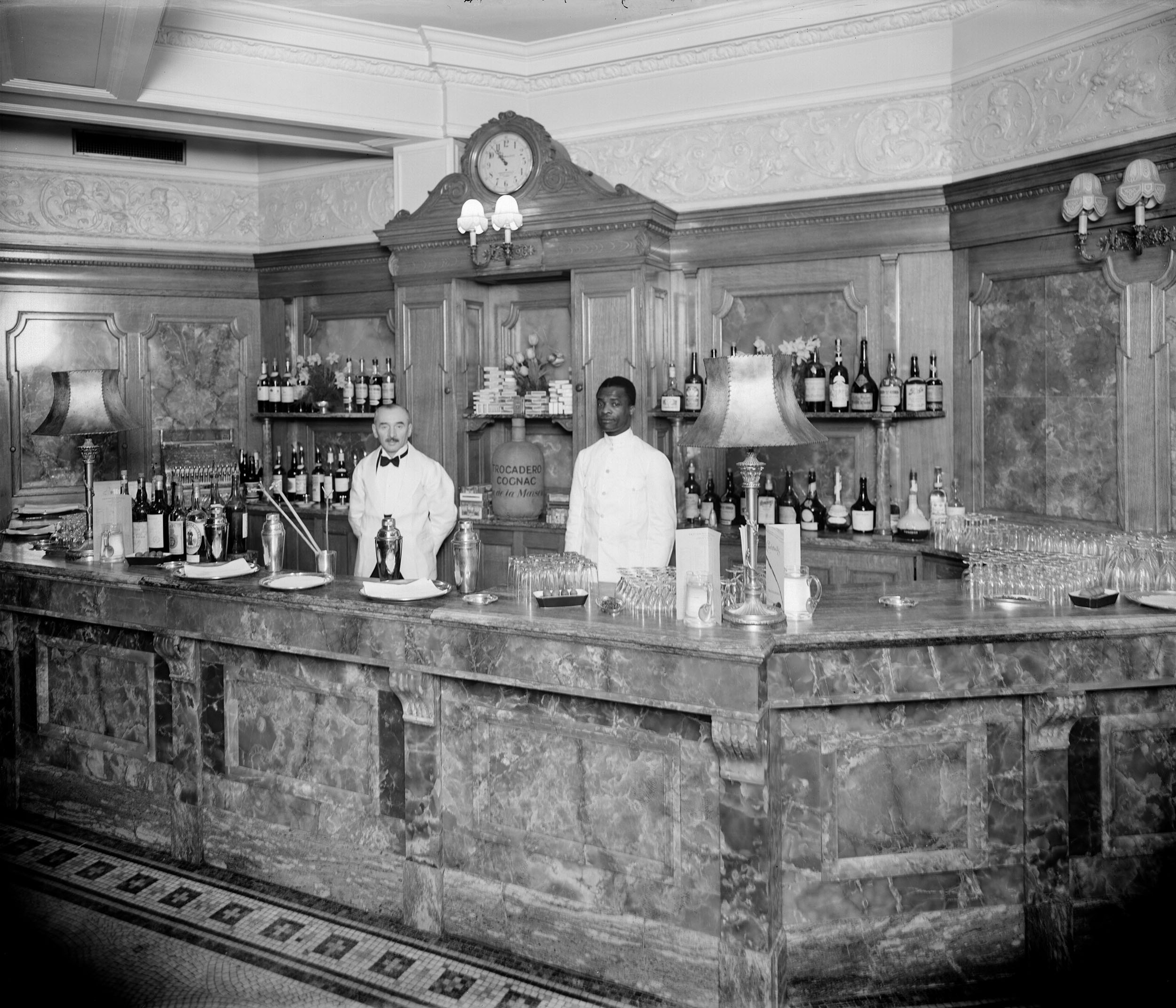 Image of the Long Bar at the Trocadero, Piccadilly. A male only preserve, popular with middle class gay men during the 1920s and 1930s