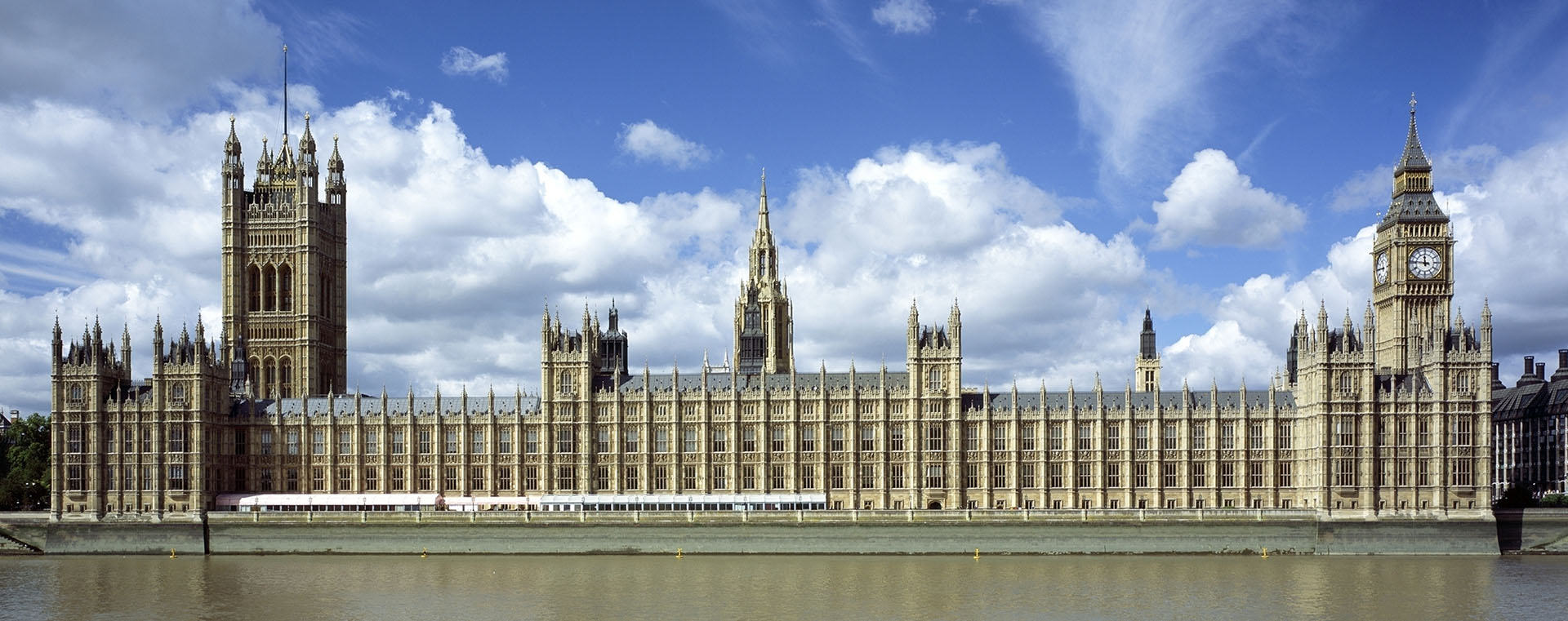 Palace of Westminster from across the river