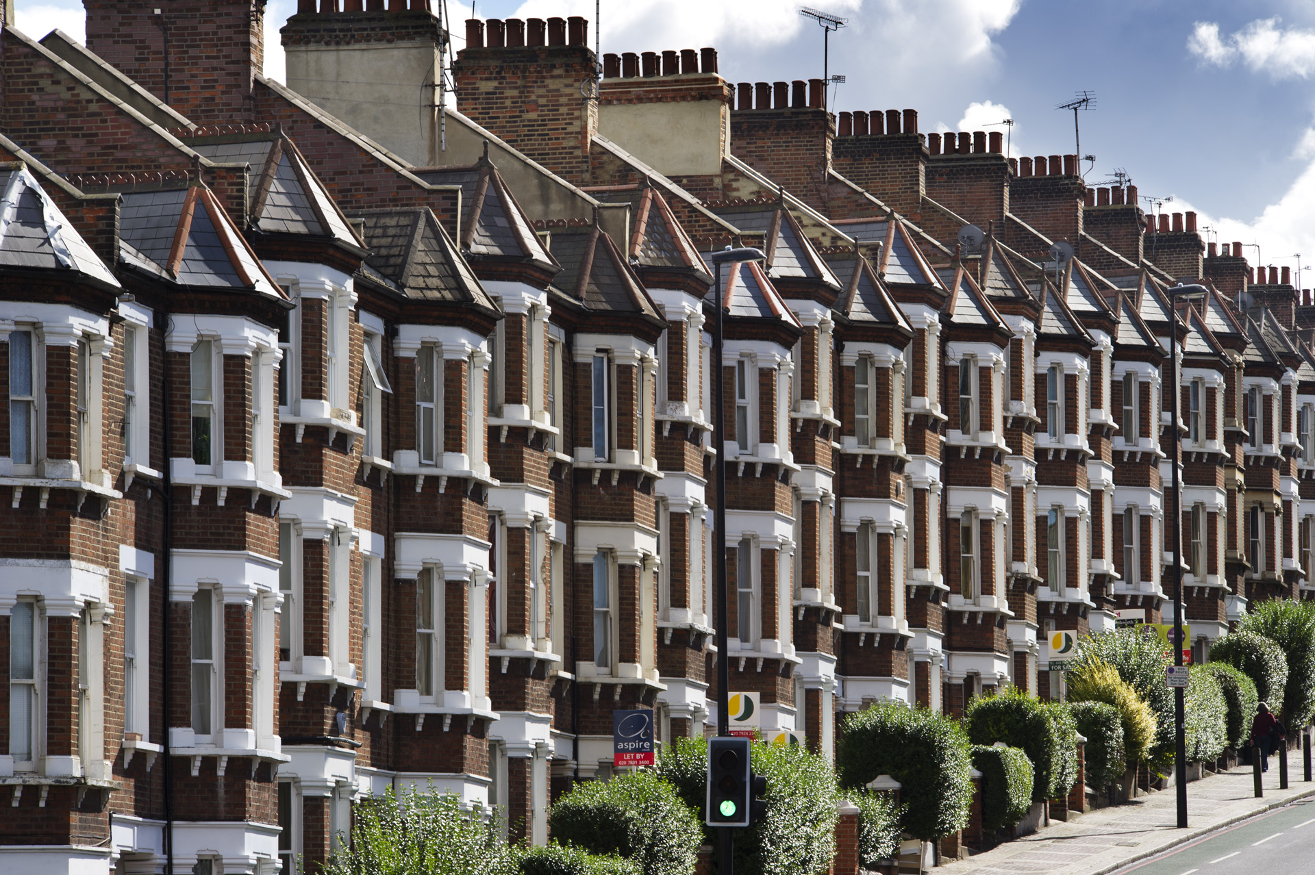 Row of terraced houses