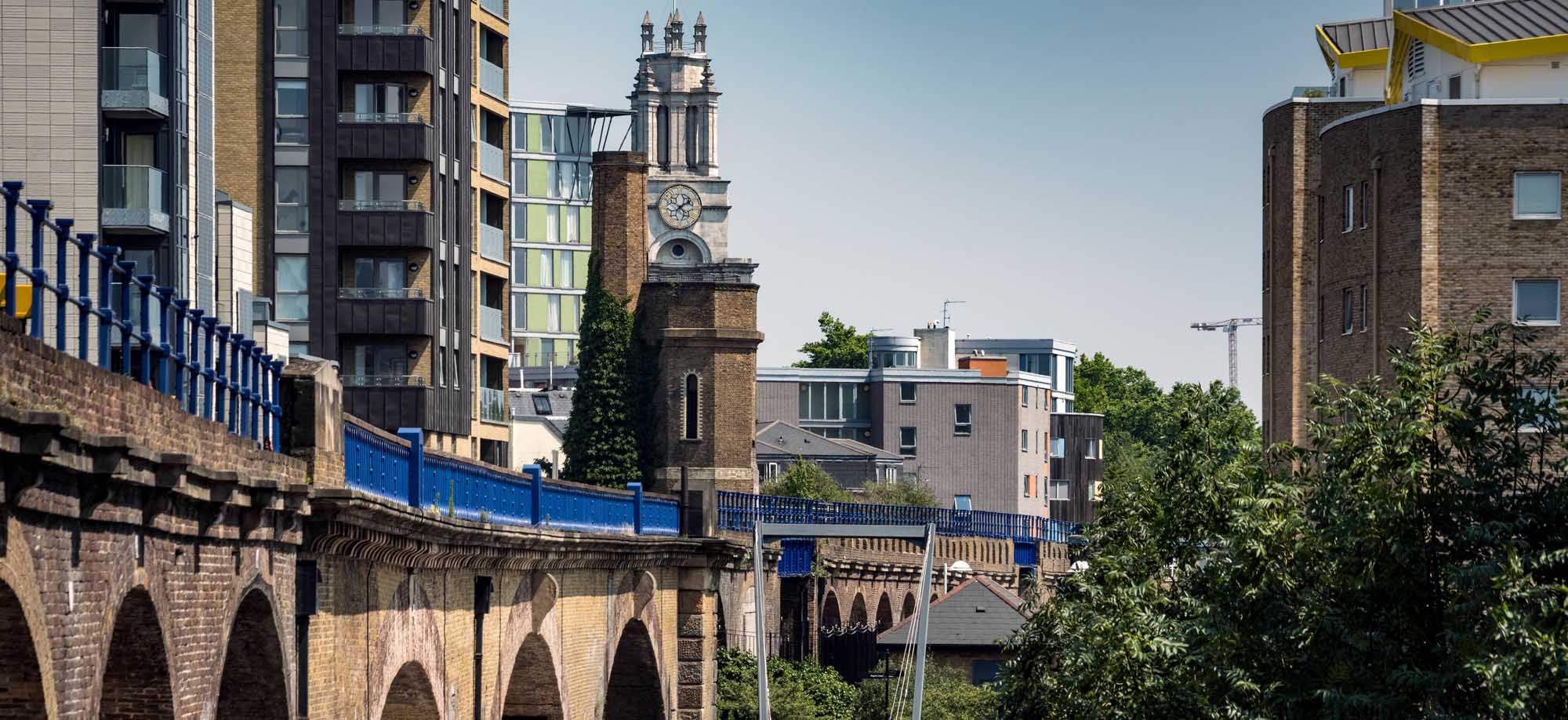 Accumulator Tower and Chimney, Limehouse Basin