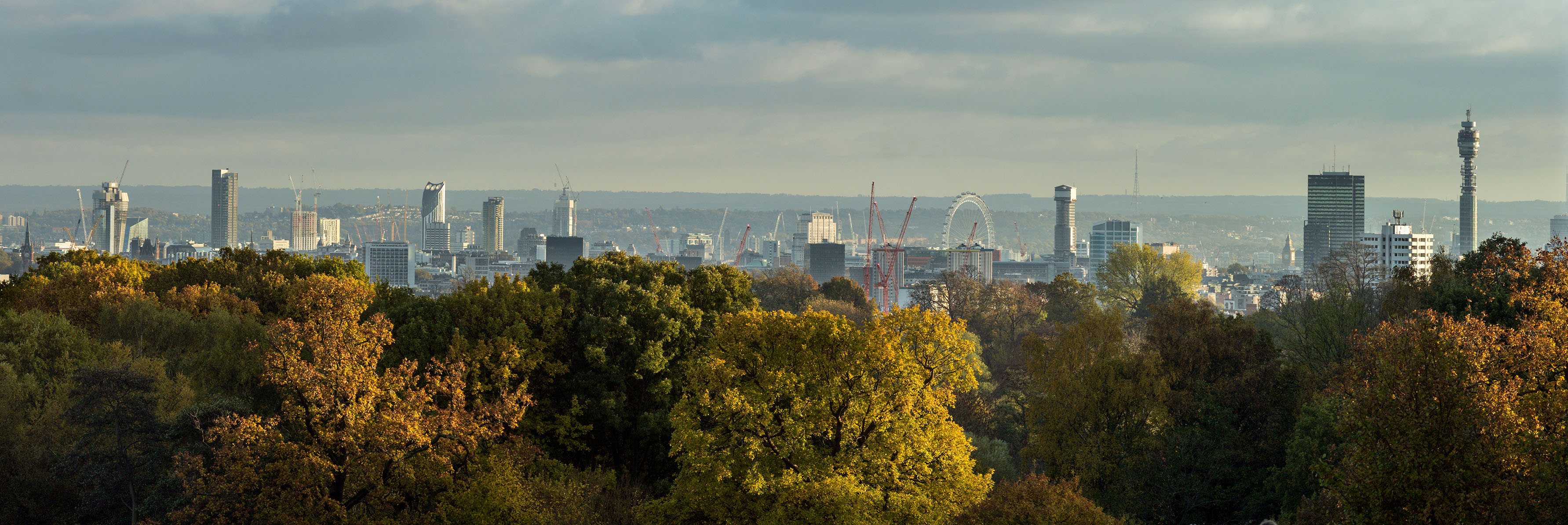View of london skyline