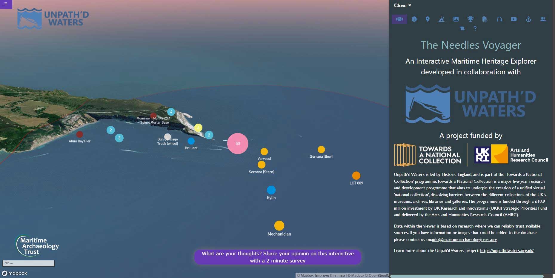 Screenshot from The Needles Voyager