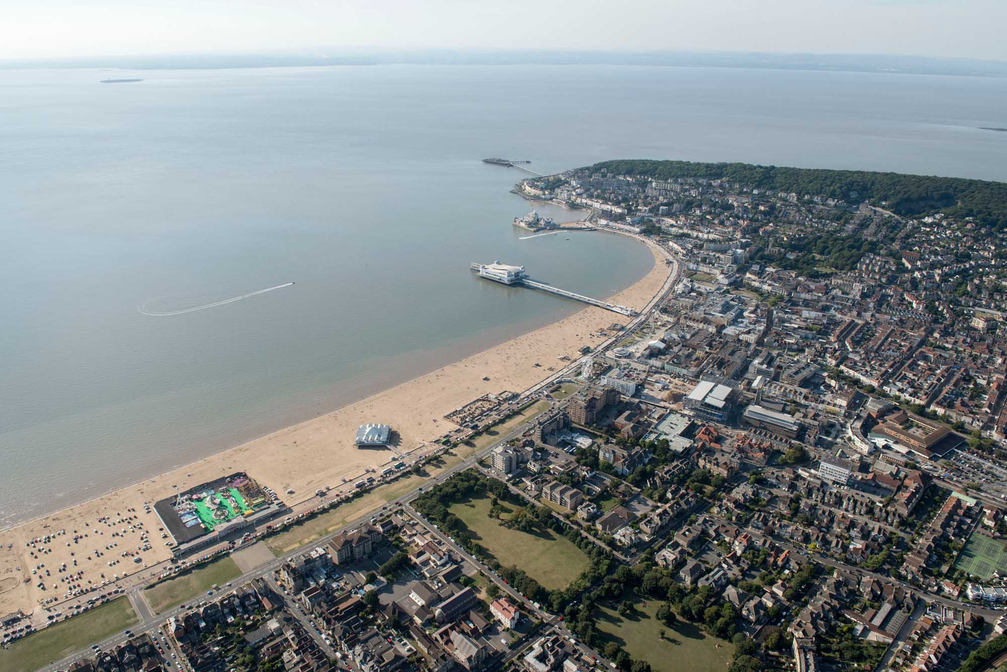 Aerial photograph of Weston-super-Mare