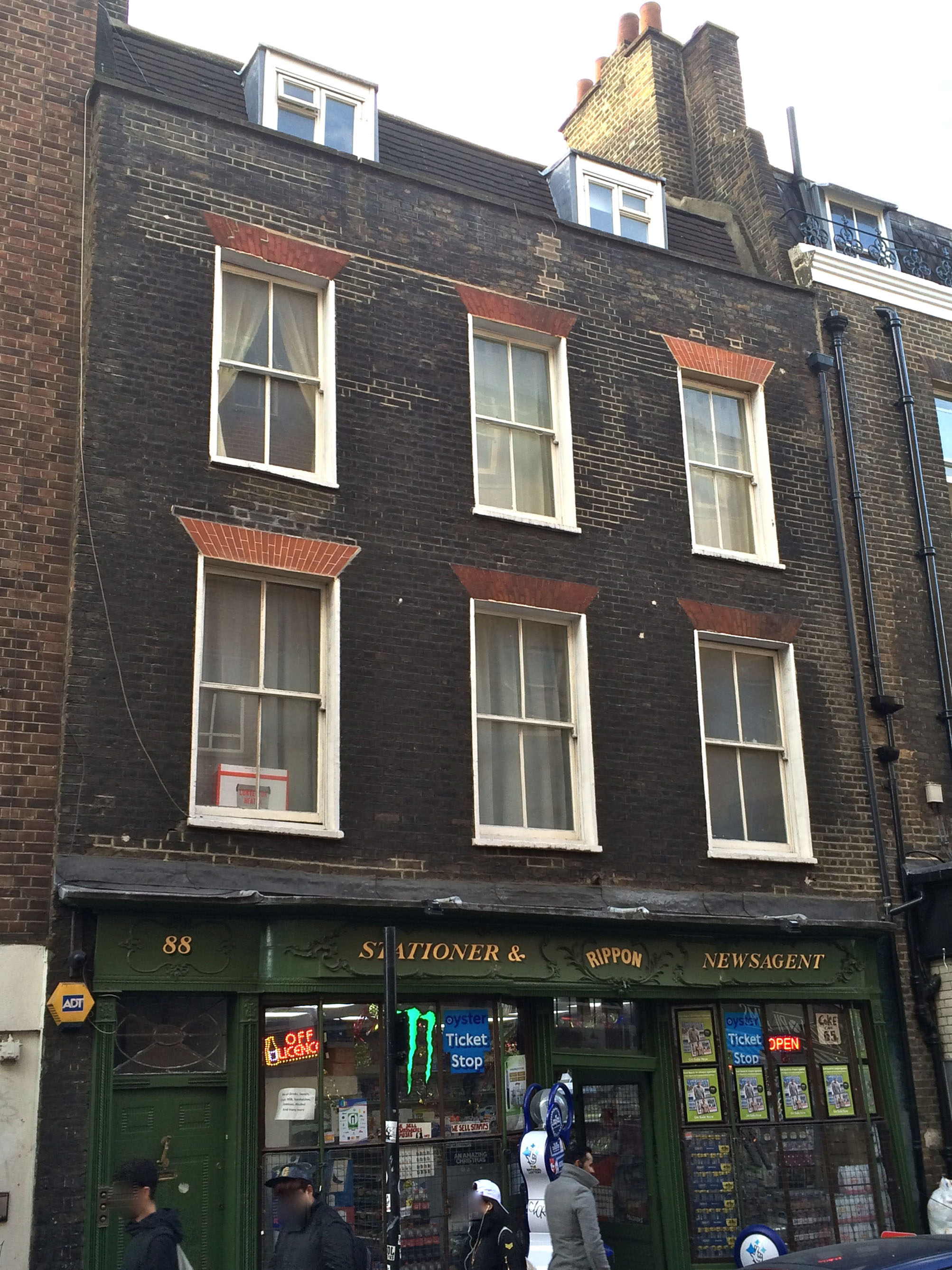 Georgian shop front.