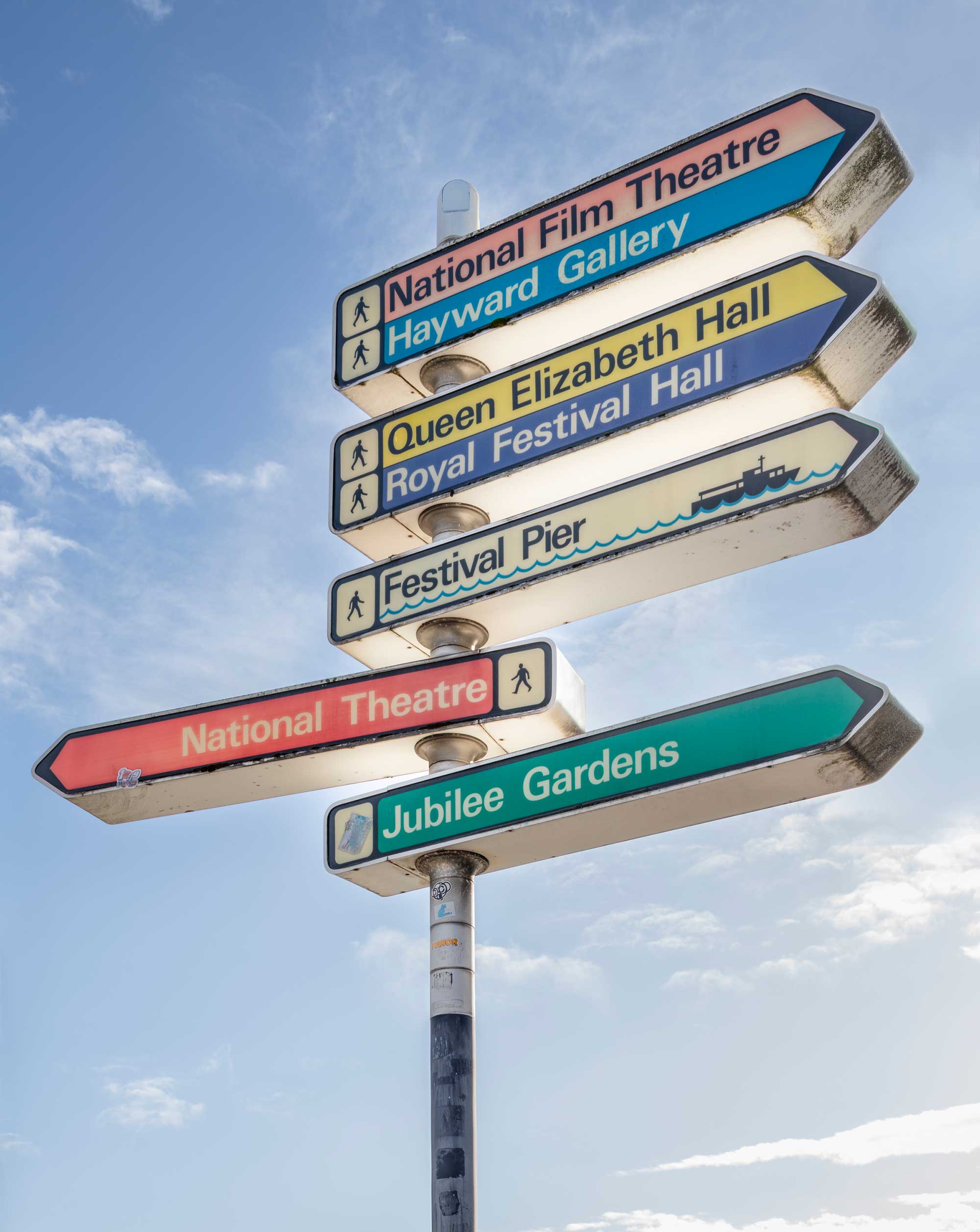 Pedestrian fingerpost.