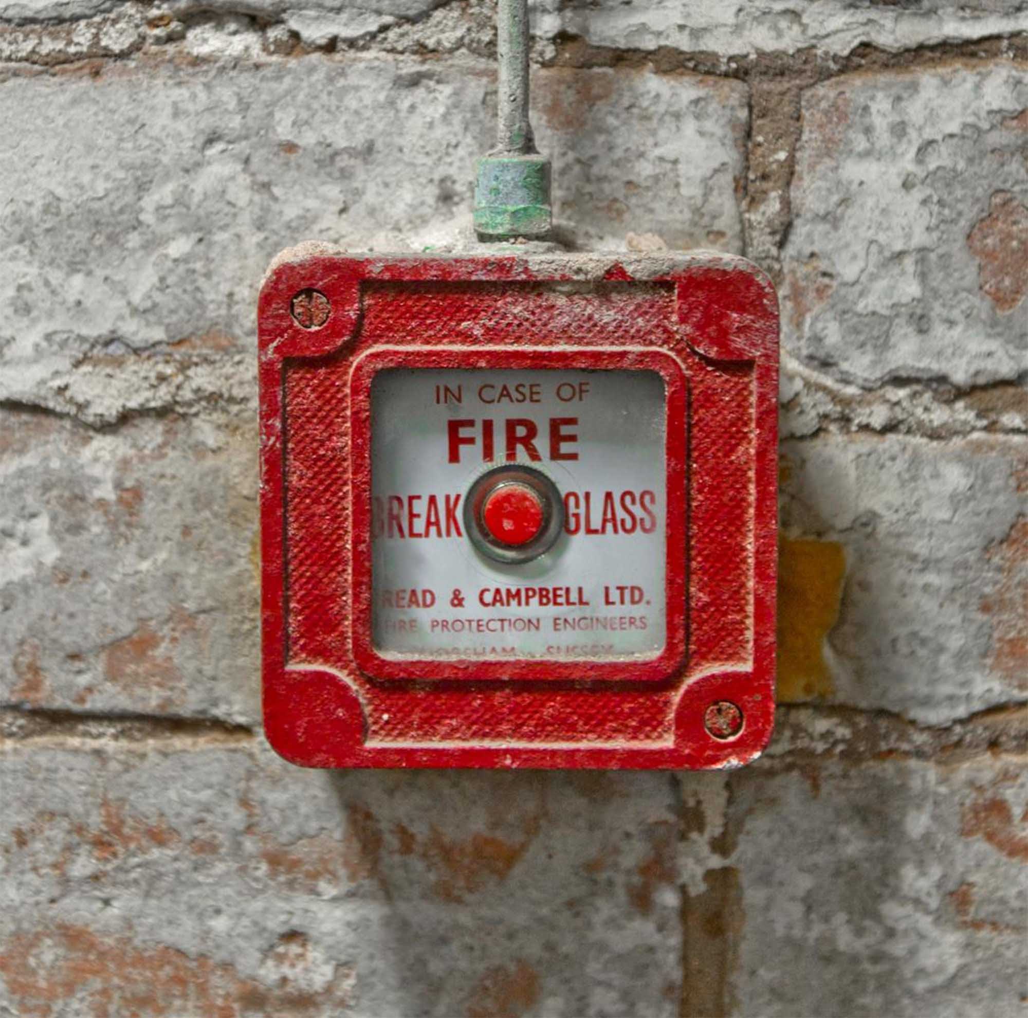 In case of fire break glass