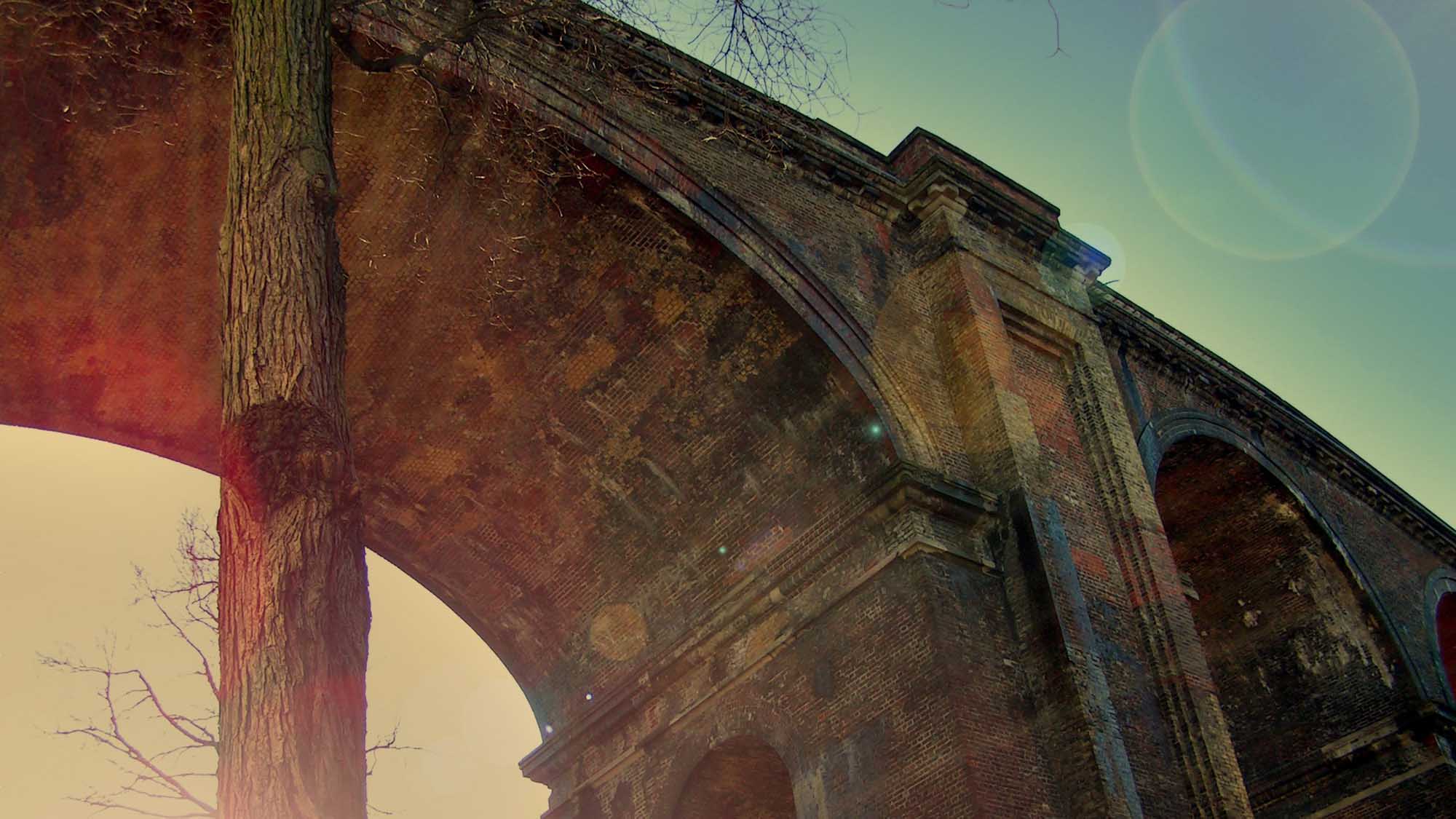 London Road Viaduct in Brighton, by Neil Hooting, is licensed under CC BY 2.0