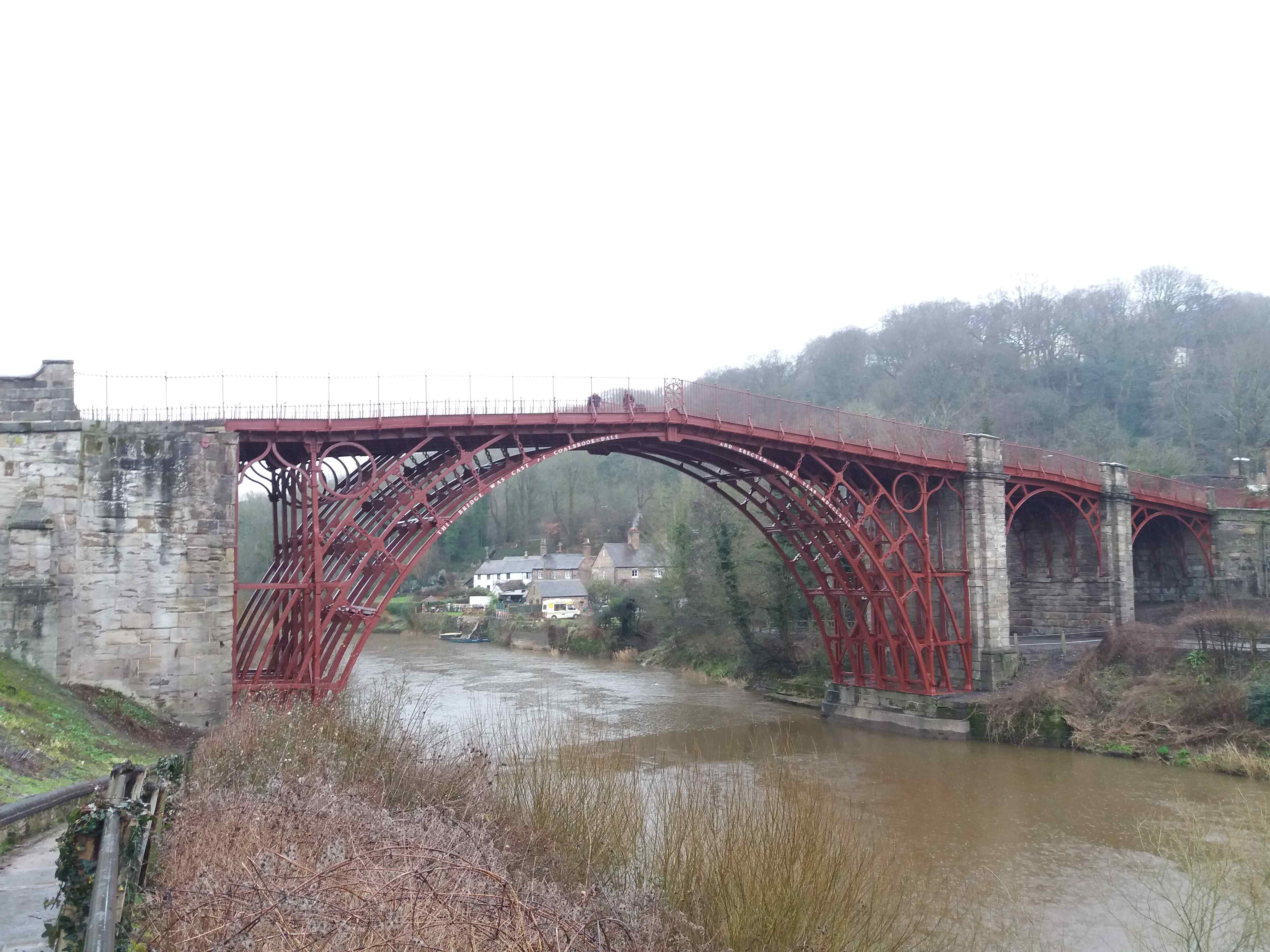 The Iron Bridge within the Ironbridge Gorge World Heritage Site, following the 2017/18 conservation project by English Heritage