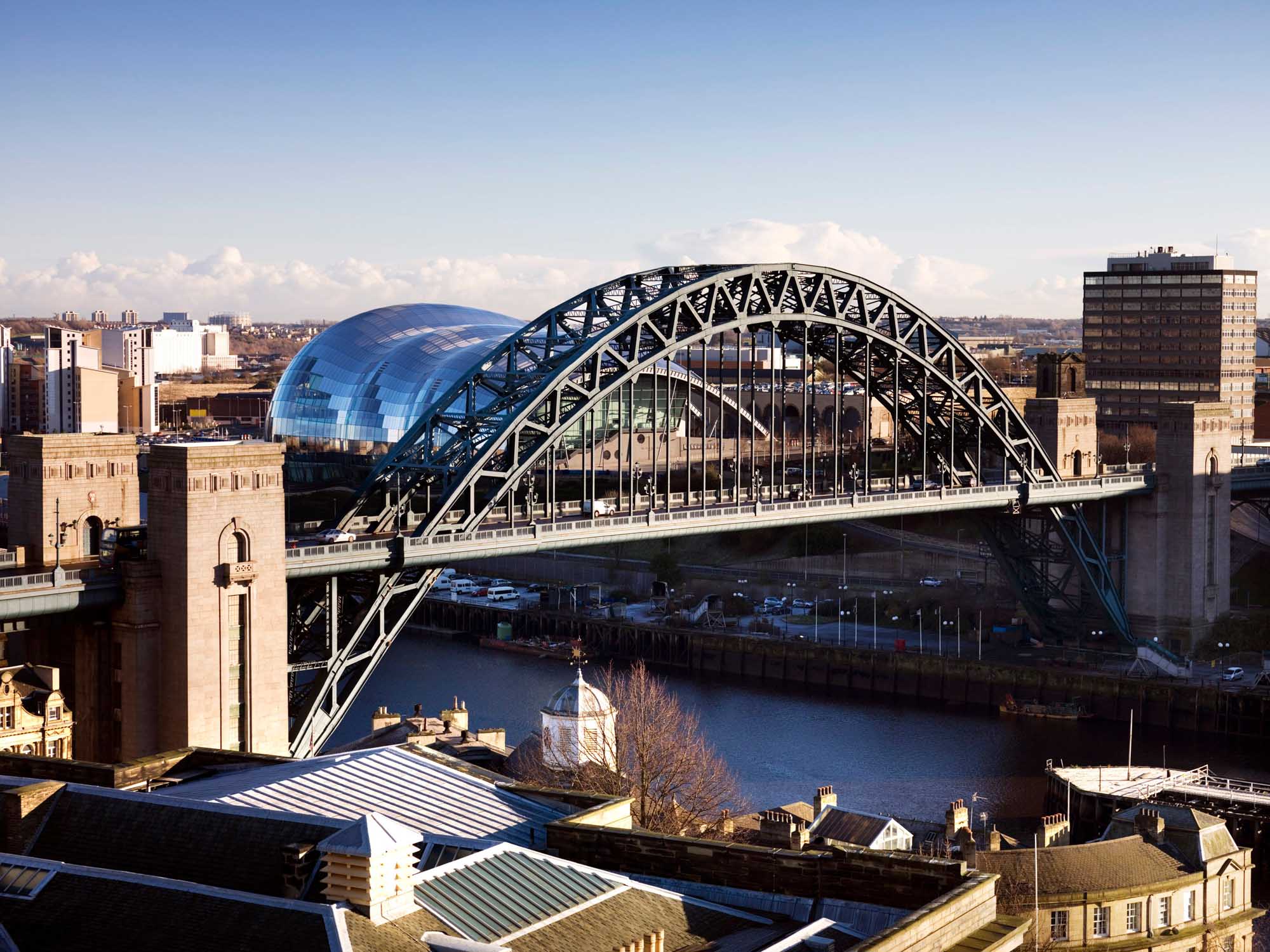Scenic photograph of Tyne Bridge