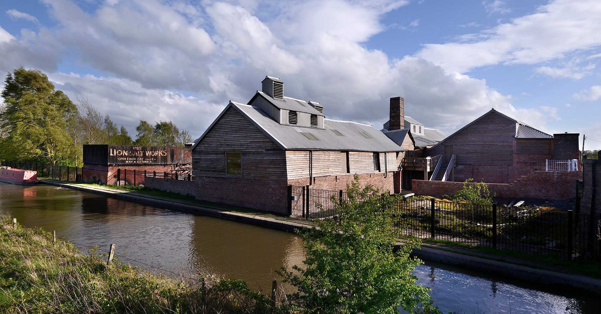 The Lion Salt Works in Marston, Cheshire, is a restored historic open-pan salt making site