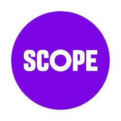 The logo of Scope.