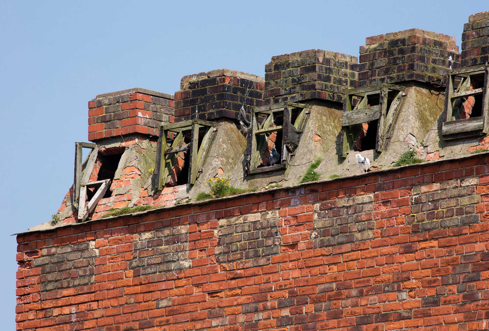 Derelict building in the Kasbah, Grimsby